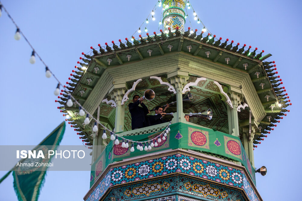 شب میلاد امام رضا(ع) در حرم حضرت فاطمه معصومه(س)