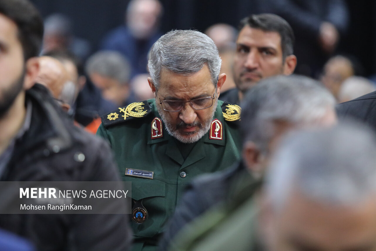 مراسم ختم والده سردار کوثری