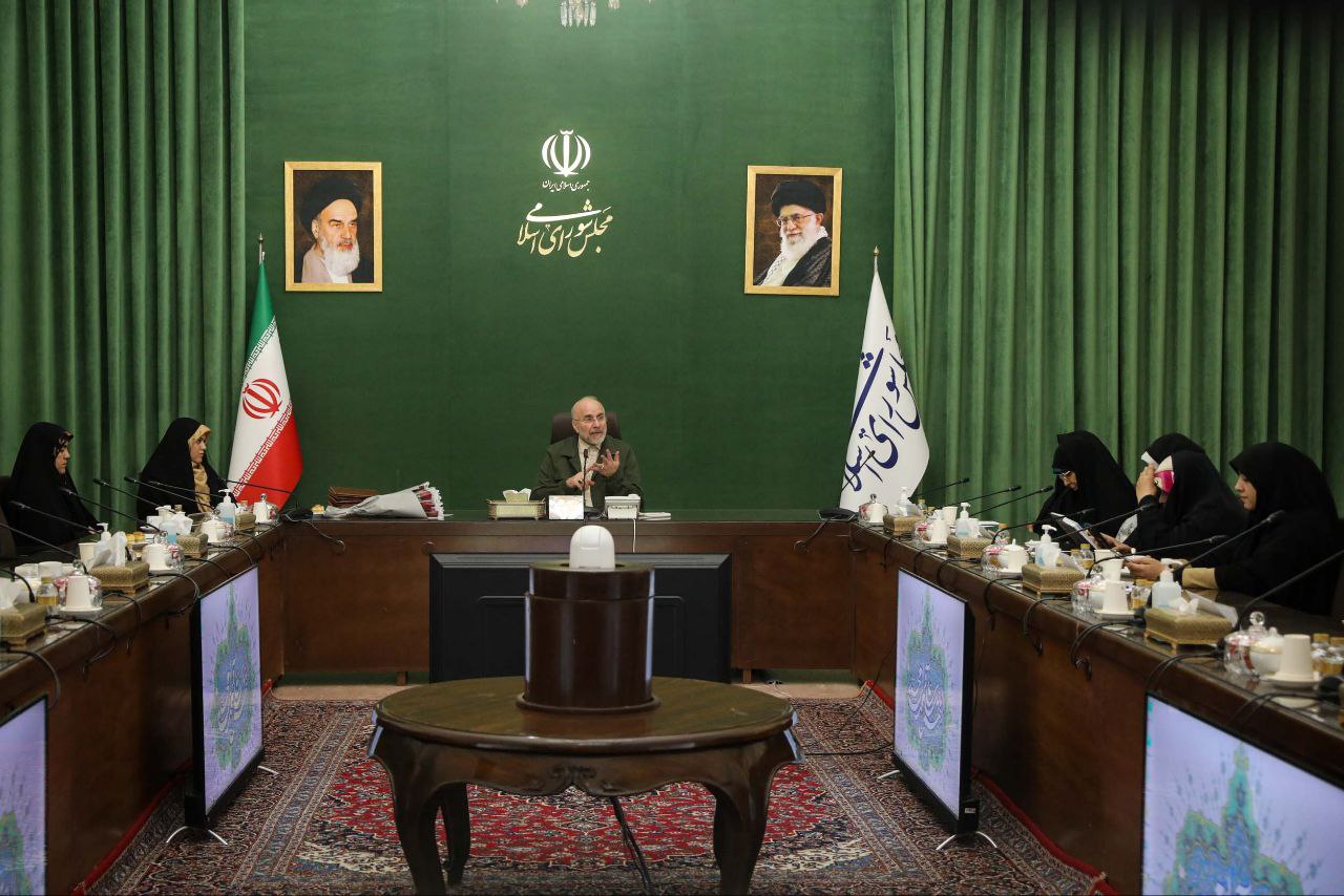 دیدار اعضای فراکسیون زنان و خانواده مجلس با قالیباف