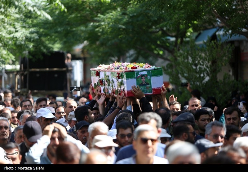 تشییع ۳ شهید حمله رژیم صهیونیستی در نجف آباد اصفهان