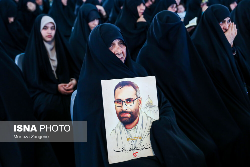 مراسم اولین سالگرد شهادت سردار زاهدی و همراهان