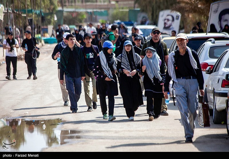 عبور زائران اربعین حسینی از مرز خسروی