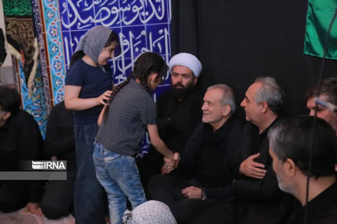 حضور رییس‌جمهور در آیین‌های عاشورایی تبریز