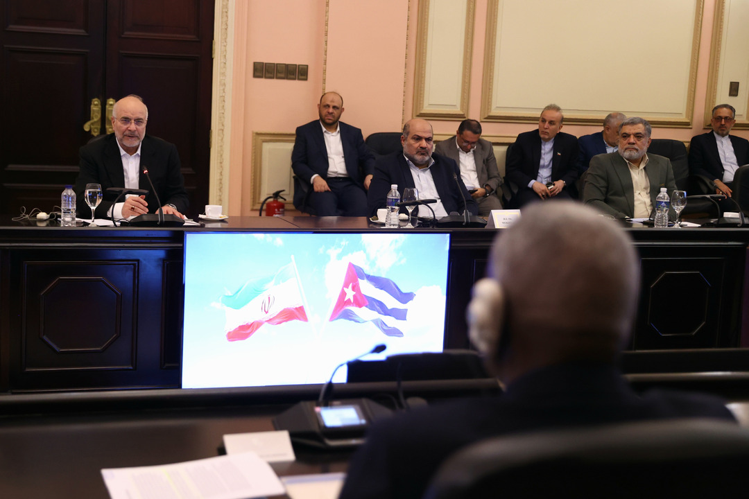 دیدار  قالیباف با لاسو هرناندز، رئیس مجلس کوبا