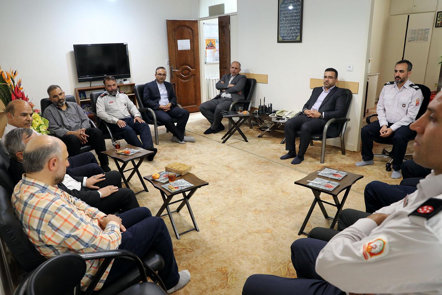 تقدیر معاونت اجرایی مجلس از آتش نشانان