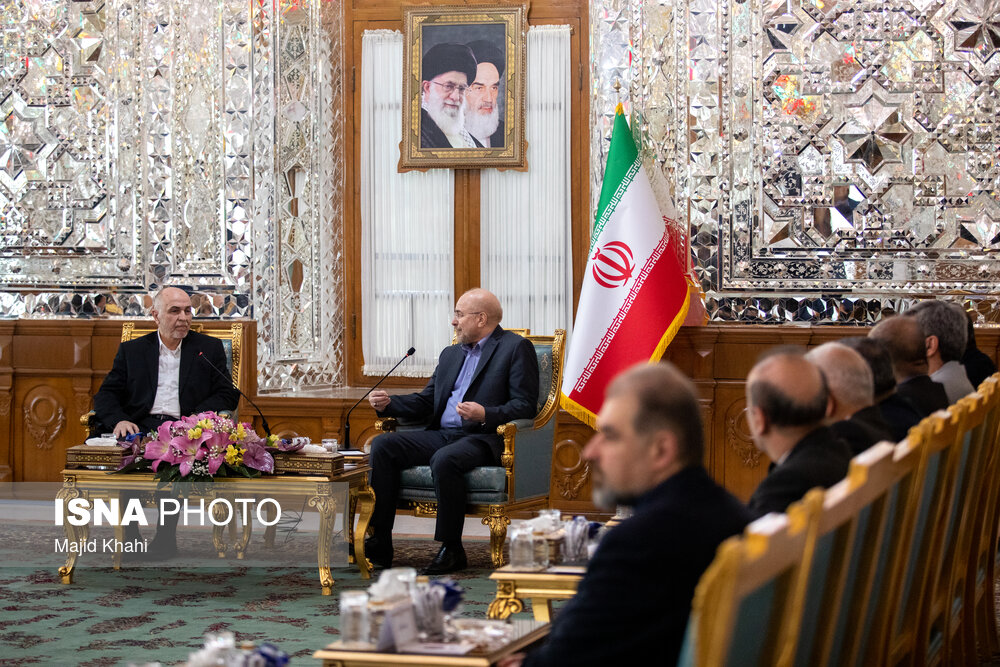  دیدار رئیس و اعضای شورای رهبری حماس با قالیباف 