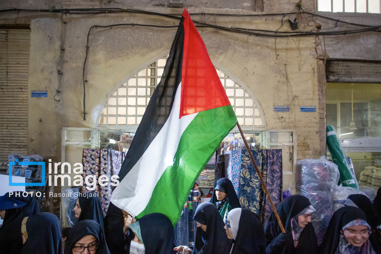 تجمع مردمی اصفهان علیه جنایات رژیم صهیونیستی