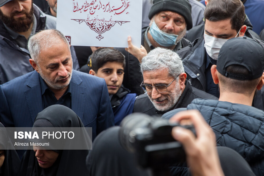 مراسم تشییع پیکر شهید مصطفی عبداللهی