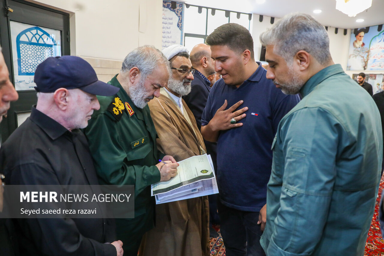 مراسم اربعین شهادت سردارسپهبد شهید غلامعلی رشید