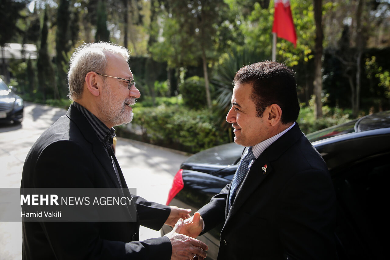 دیدار علی لاریجانی با مشاور امنیت ملی جمهوری عراق