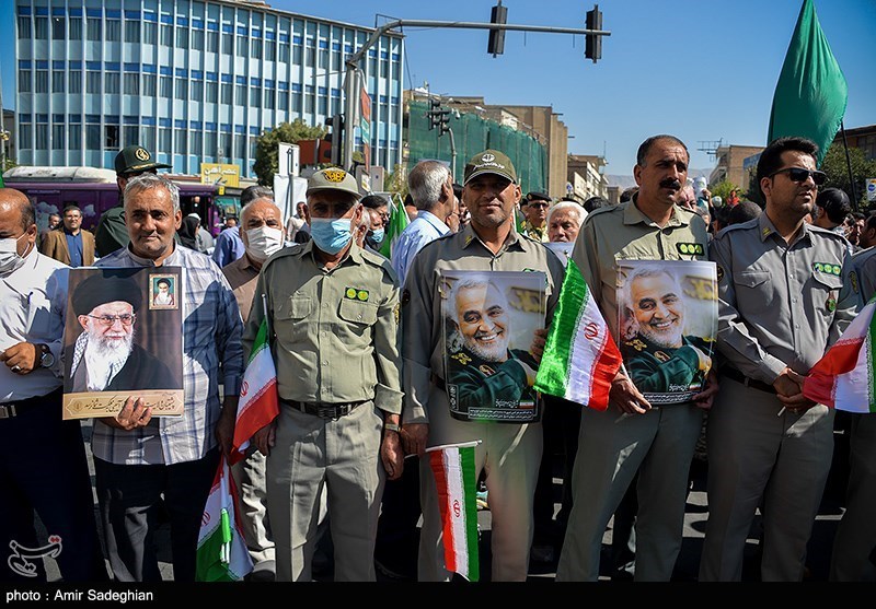 تجمع مردم شیراز در محکومیت اغتشاشات اخیر