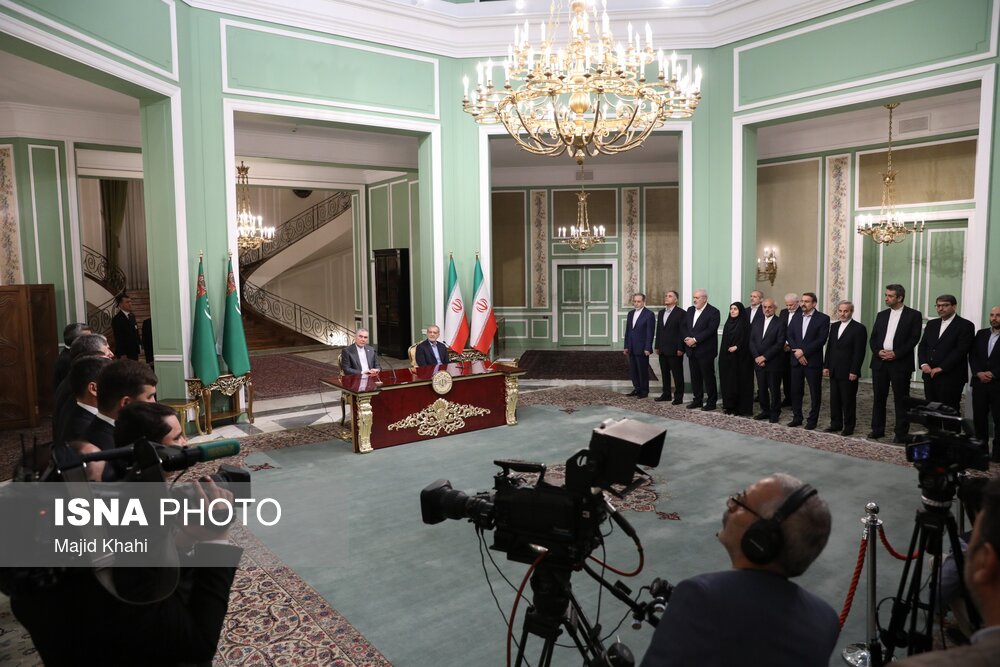 امضای ۴ سند همکاری مشترک میان ایران و ترکمنستان