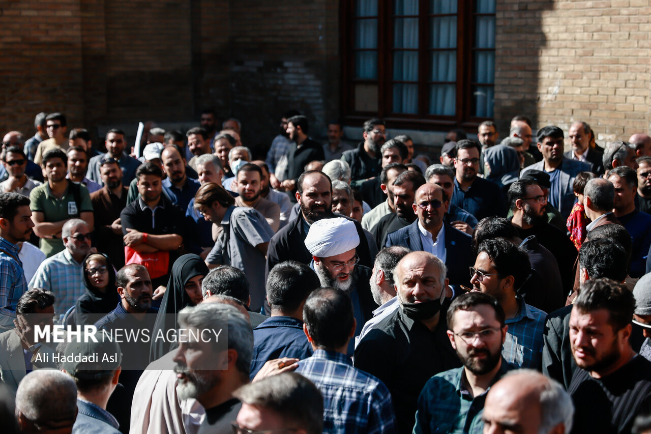 مراسم تشییع پیکر محمد کاسبی