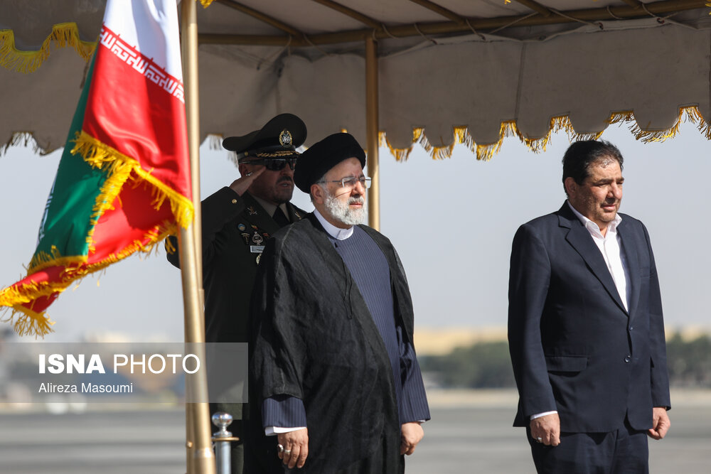 مراسم استقبال از رئیس جمهوری در بازگشت از آمریکای لاتین