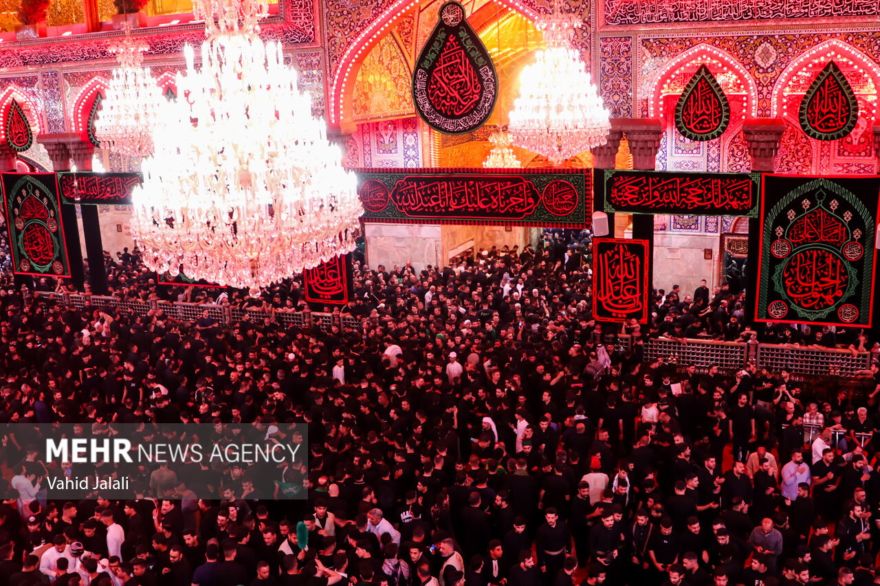 شب عاشورای حسینی در کربلای معلی