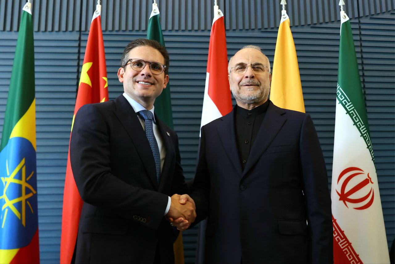 دیدار محمدباقر قالیباف با رئیس مجلس نمایندگان برزیل