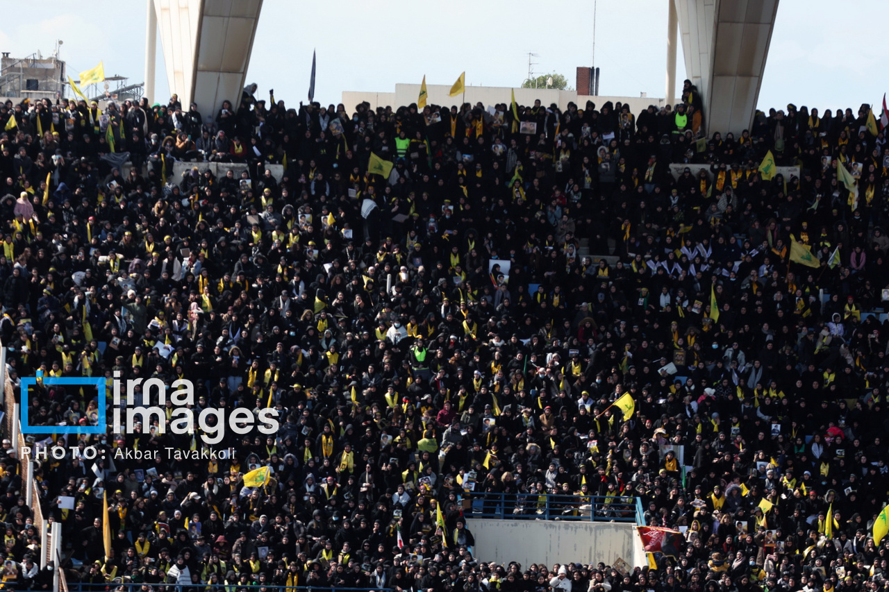 تشییع پیکر شهیدان «سید حسن نصرالله» و «سید هاشم صفی الدین»