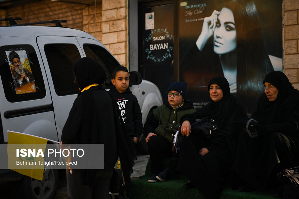 آیین تشییع پیکر شهید سیدهاشم صفی‌الدین - دیر قانون النهر