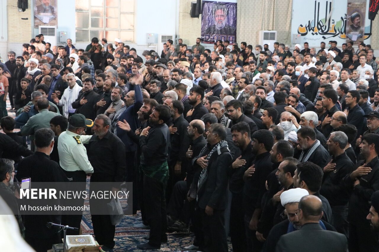 مراسم تشییع شهدای حادثه تروریستی دامن در شهر زابل