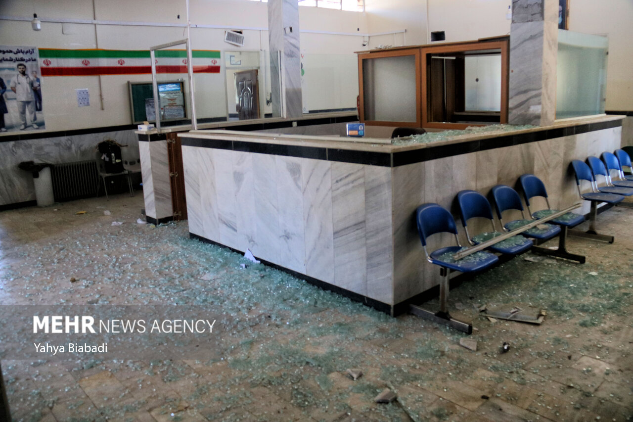تعرض رژیم صهیونیستی به مرکز درمانی دینور کرمانشاه