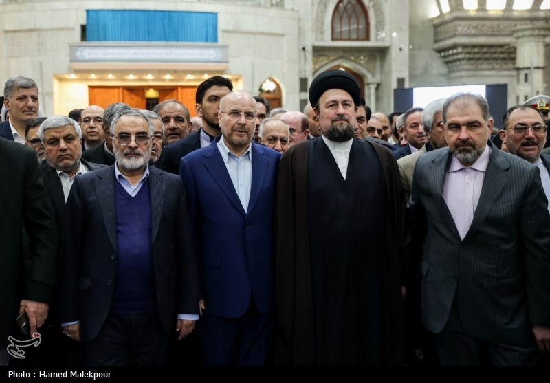 تجدید میثاق قالیباف و نمایندگان مجلس با آرمان‌های امام خمینی(ره)
