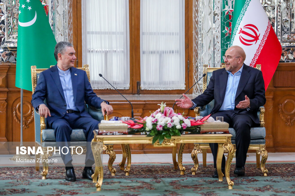 دیدار رهبر ملی ترکمنستان با قالیباف