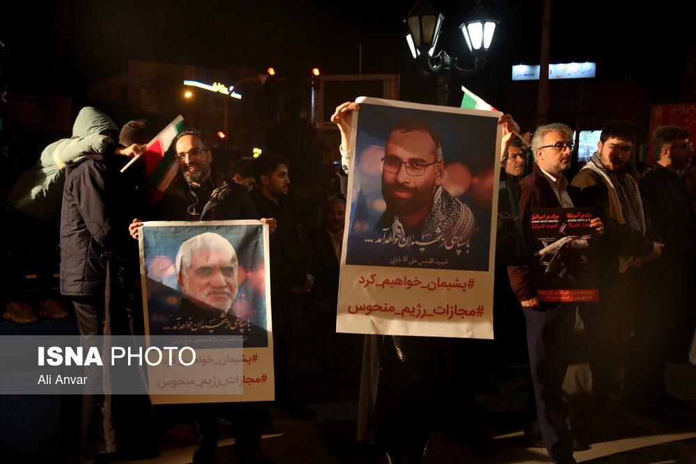 تجمع اعتراضی مردم اردبیل