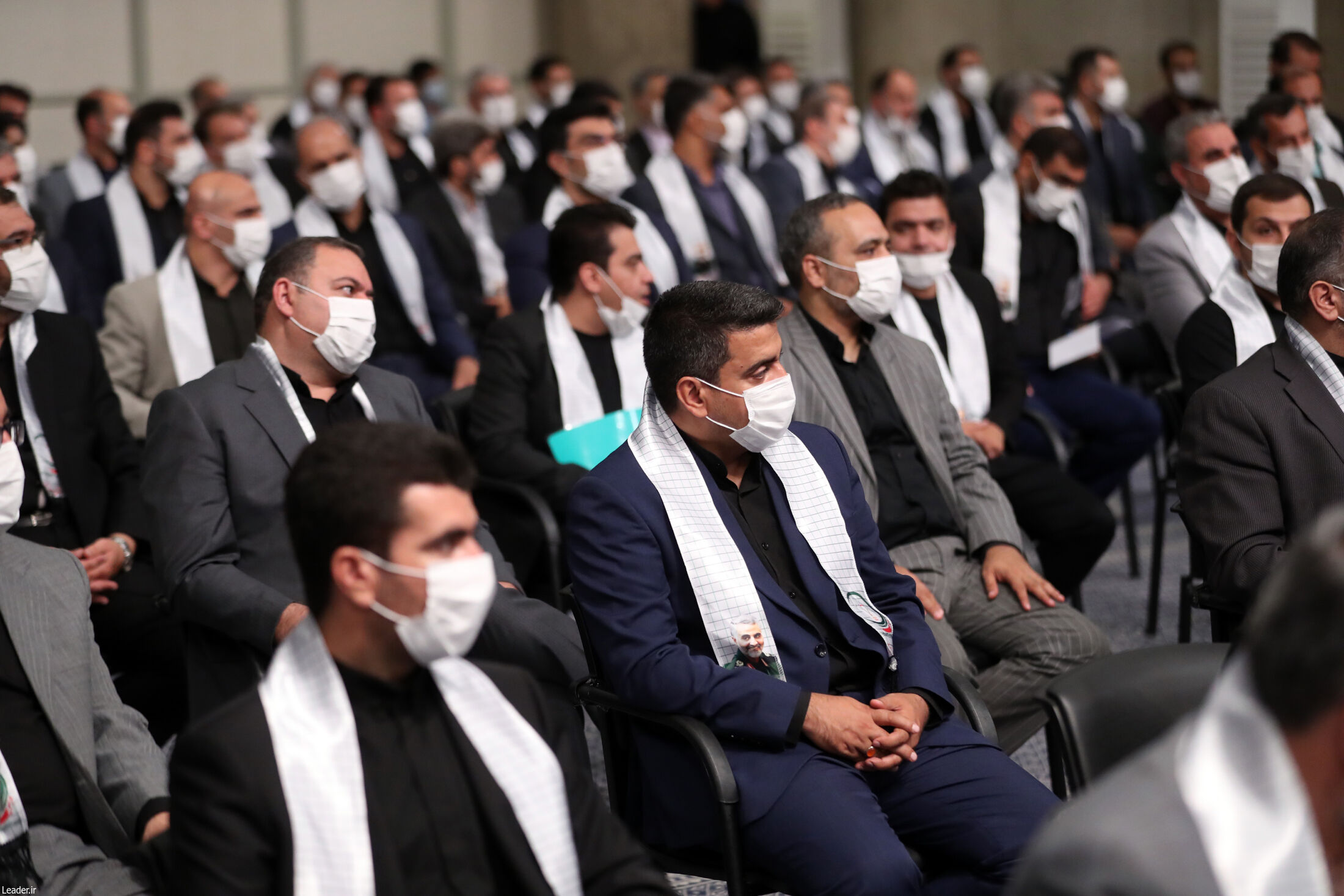 دیدار دست‌اندرکاران دومین کنگره شهدای ورزشکار با رهبرانقلاب