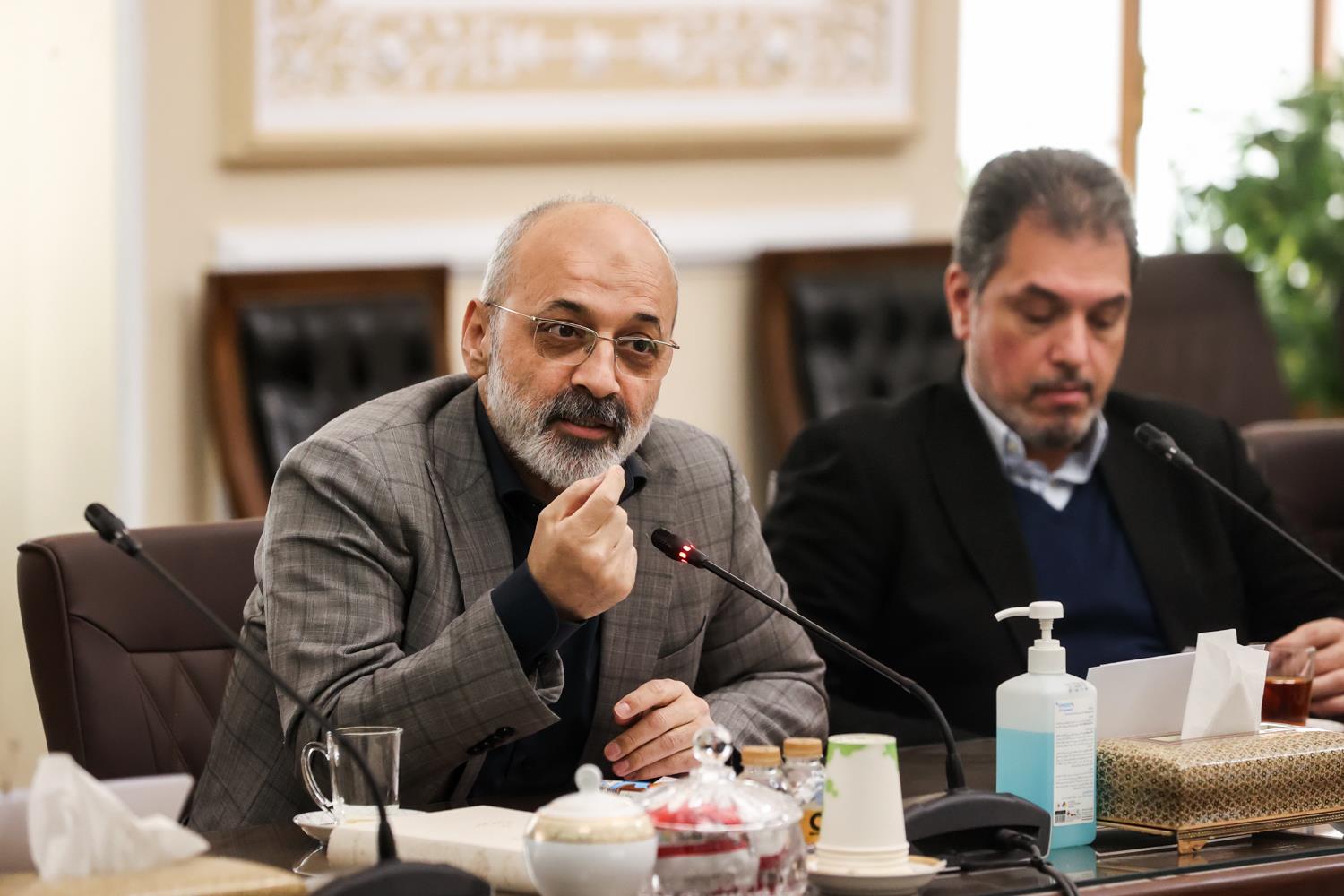 دیدار اعضای اتاق بازرگانی ایران و اعضای اتاق تهران با قالیباف