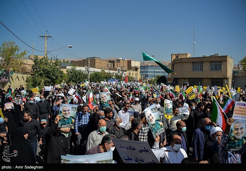 تجمع مردم شیراز در محکومیت اغتشاشات اخیر