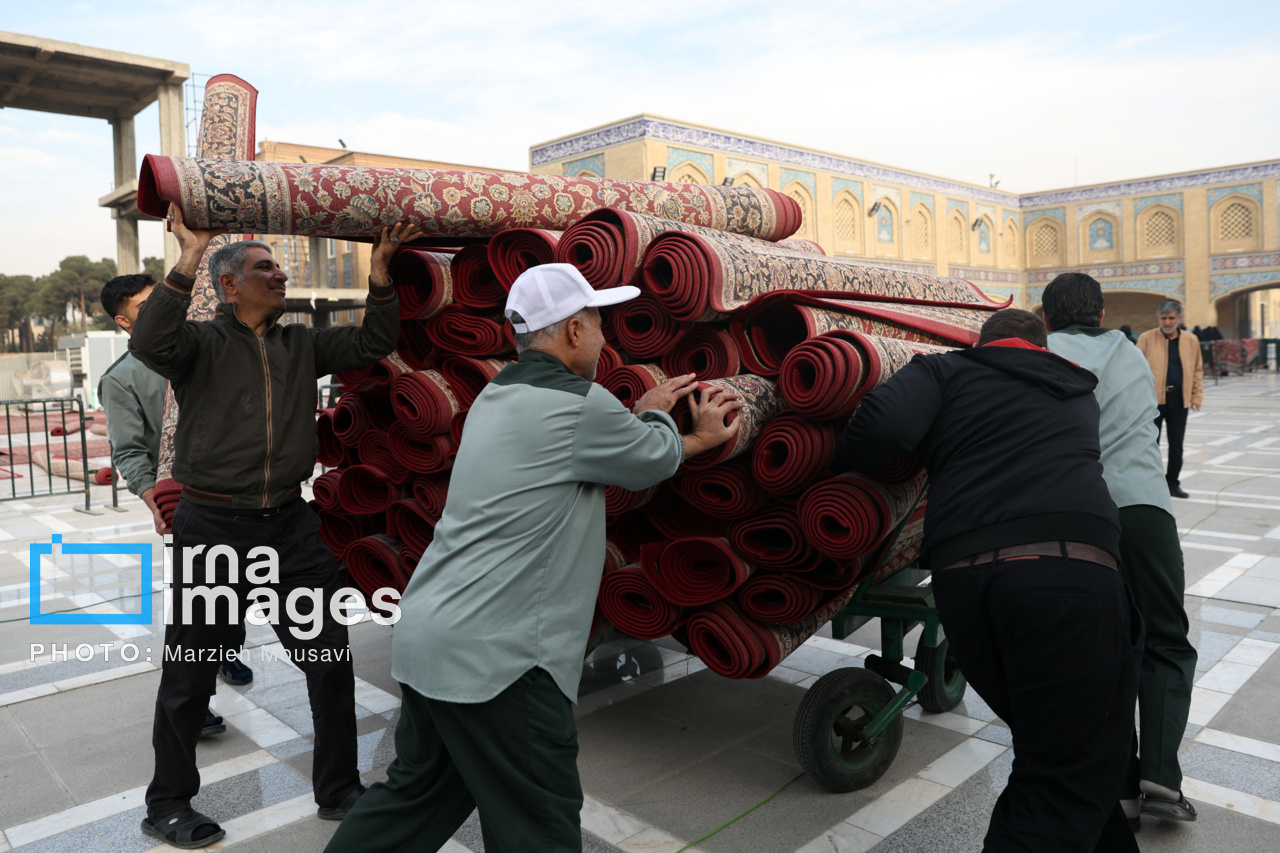  اقامه نماز باران حرم حضرت عبدالعظیم حسنی (ع)