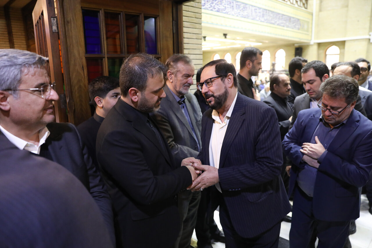 مراسم ختم پدر نماینده مسجد سلیمان با حضور قالیباف