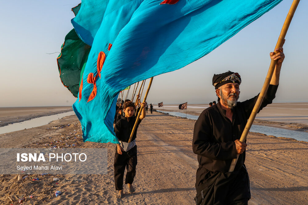 آغاز پیاده روی زائران اربعین از مسیر «رأس‌البیشه» عراق