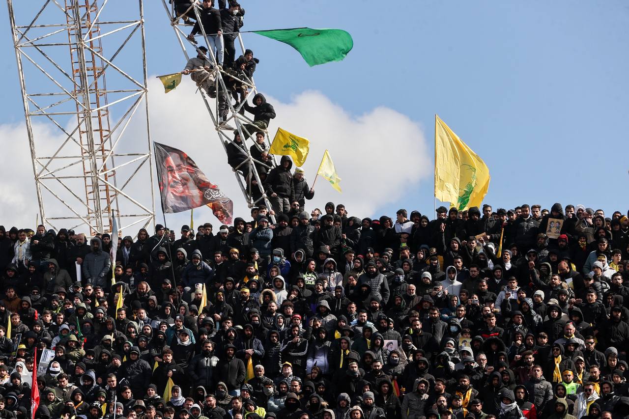 حضور قالیباف در مراسم تشییع پیکر رهبران شهید مقاومت