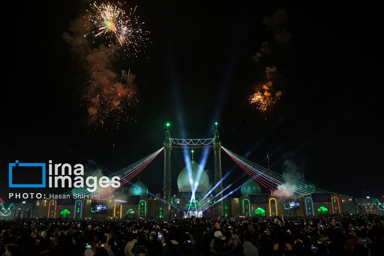 مسجد جمکران در شب ولادت حضرت قائم (عج)
