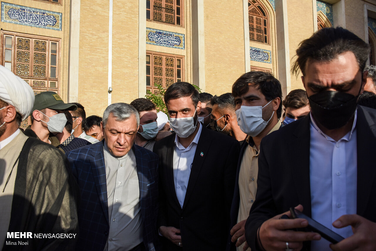 سعید محمد در اجتماع حامیان رئیسی در تبریز