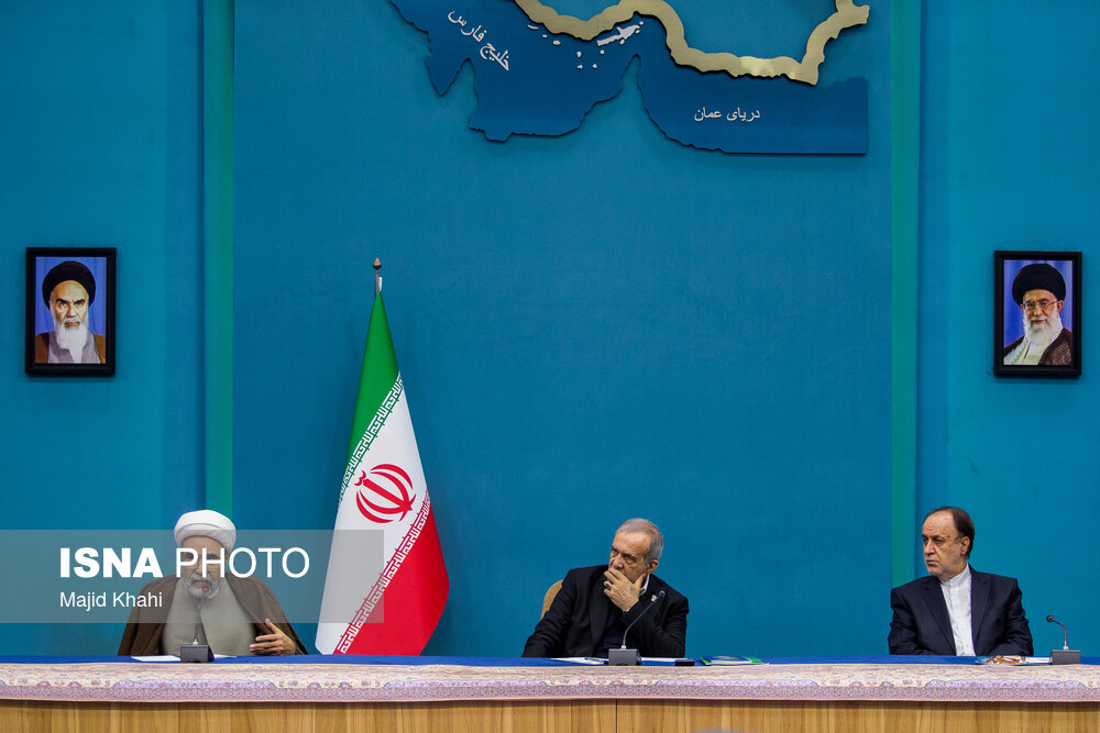 دیدار اعضای ستاد گرامیداشت دهه فجر با رئیس جمهور