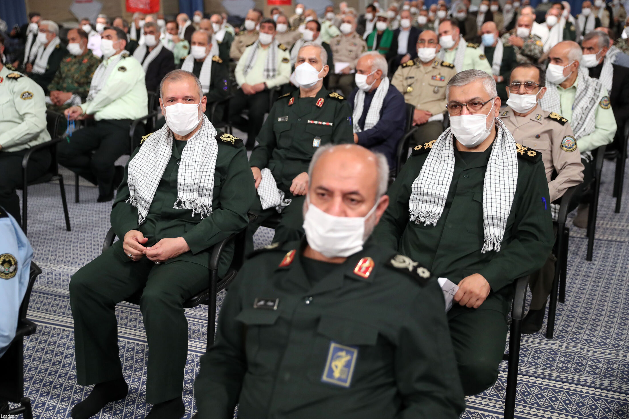 دیدار فرماندهان دفاع مقدس با رهبر انقلاب