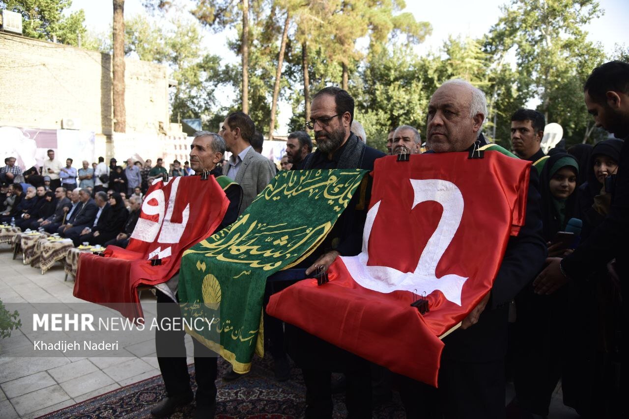 مراسم تشییع پیکر استاد «محمود فرشچیان» در اصفهان