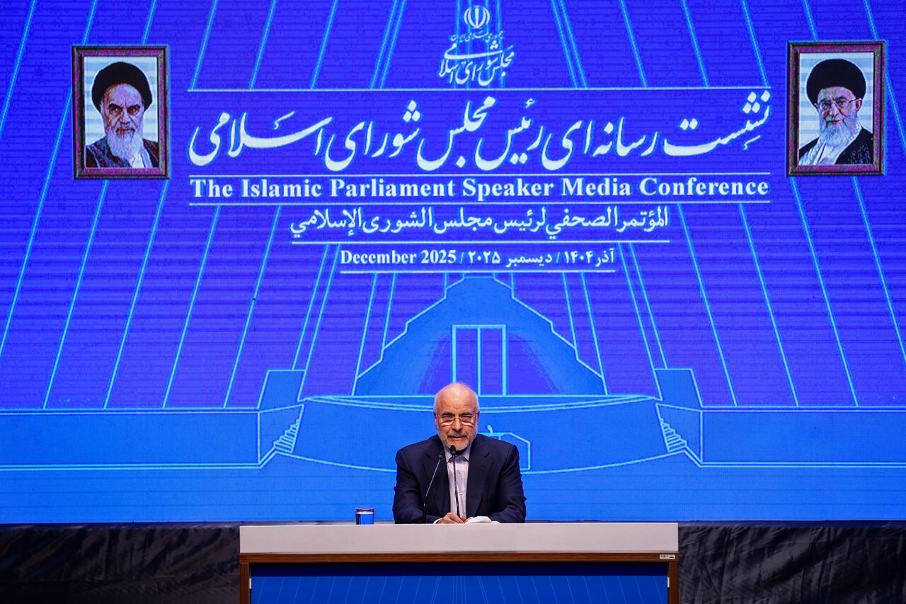 نشست خبری قالیباف 