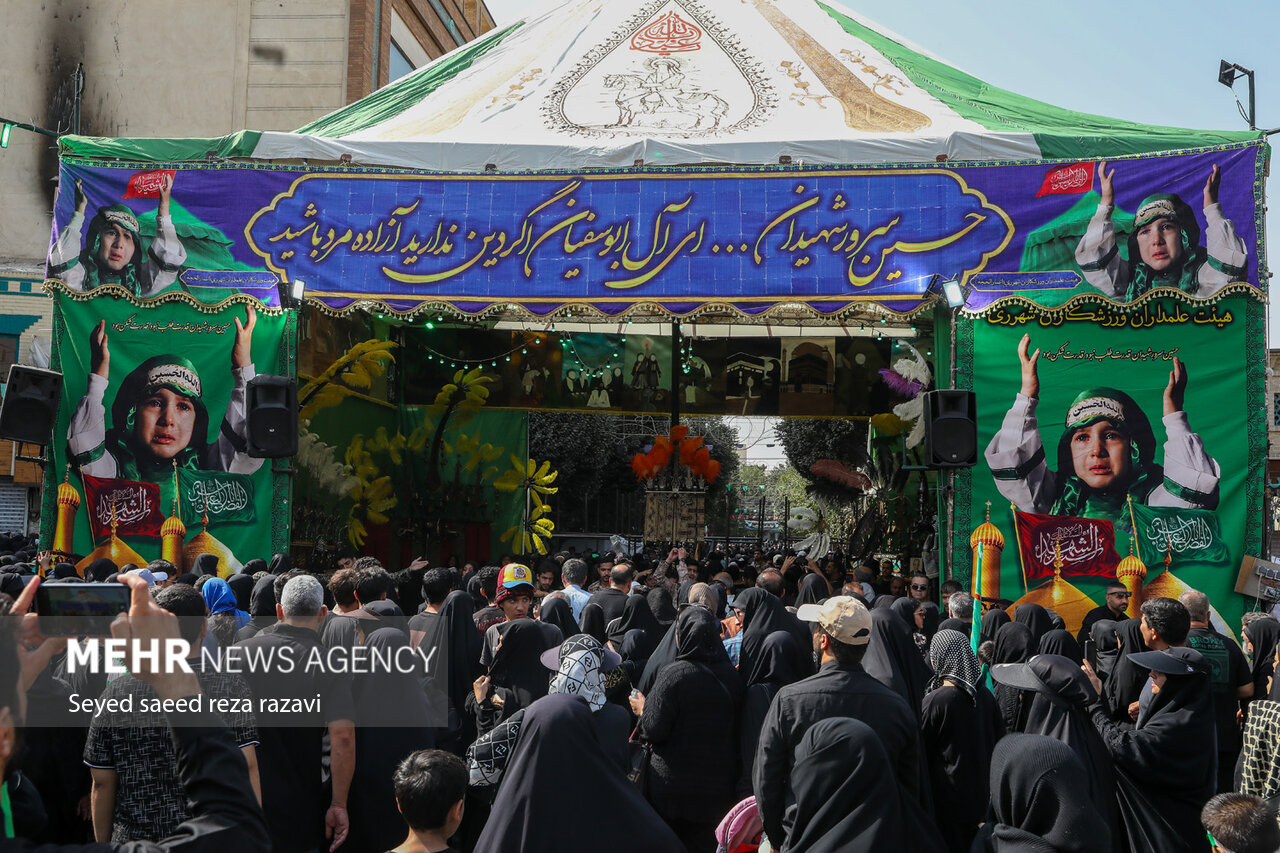  مراسم پیاده‌روی جاماندگان اربعین