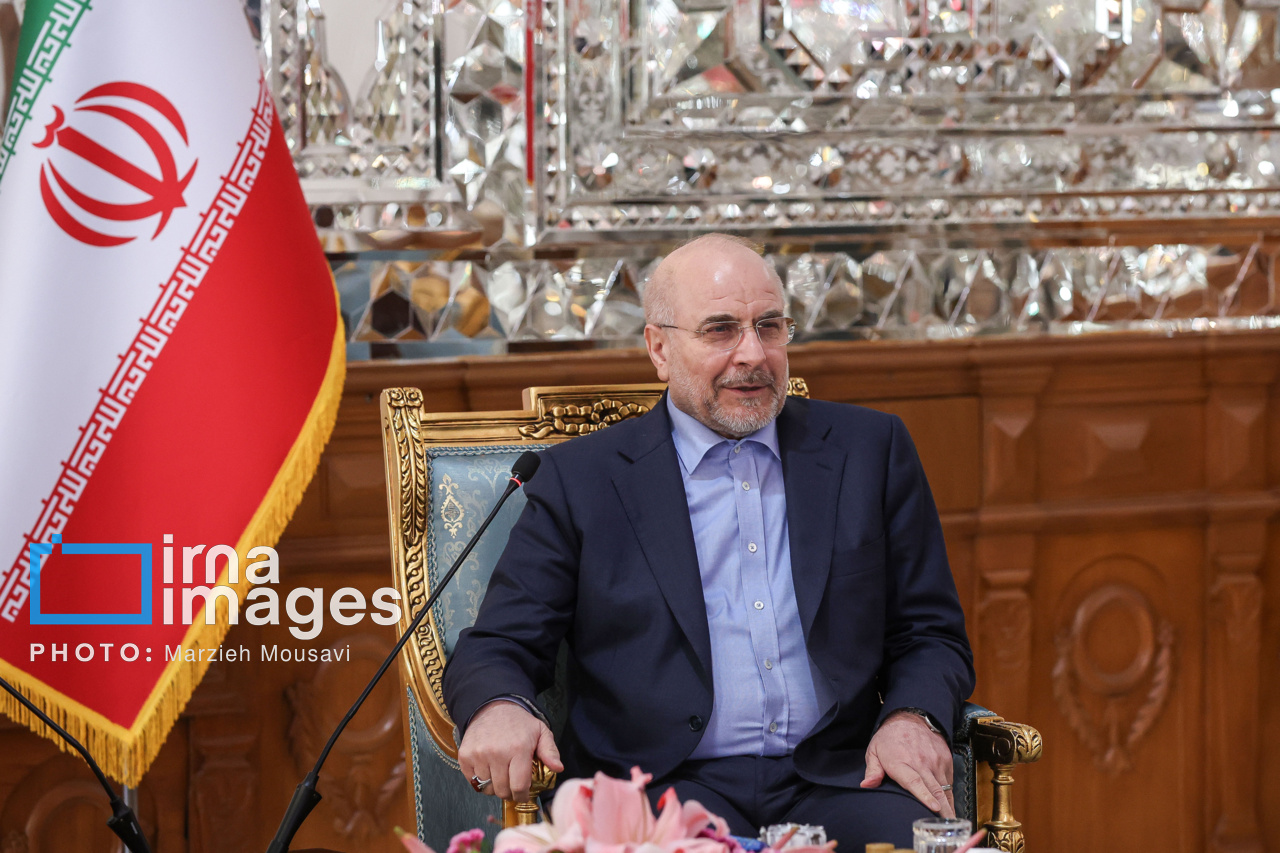 دیدار دبیر کل جنبش جهاد اسلامی فلسطین با قالیباف