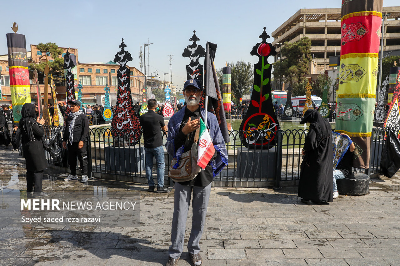  مراسم پیاده‌روی جاماندگان اربعین