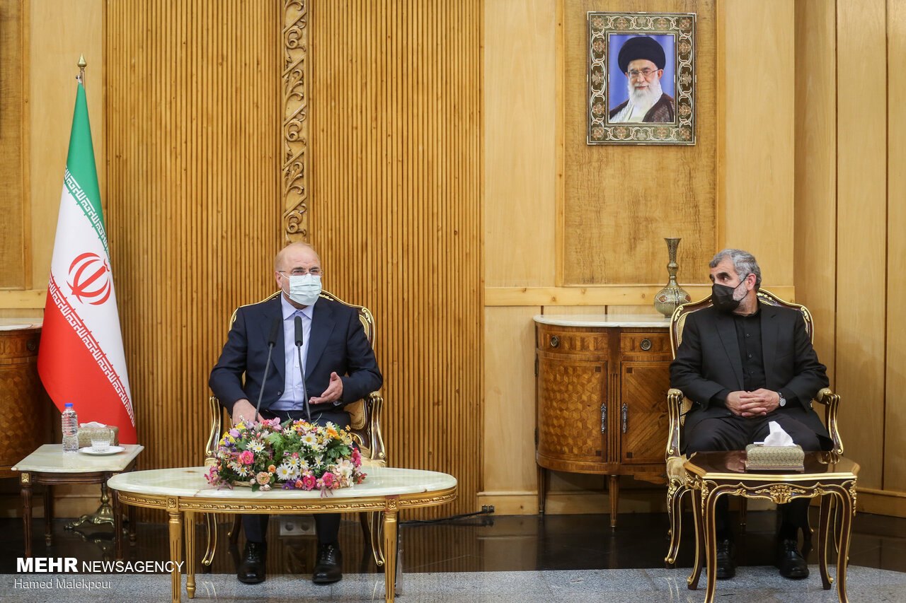 بدرقه رسمی قالیباف در سفر به سوریه