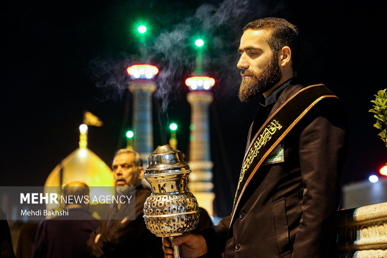 مراسم احیای شب قدر در حرم حضرت معصومه(س)