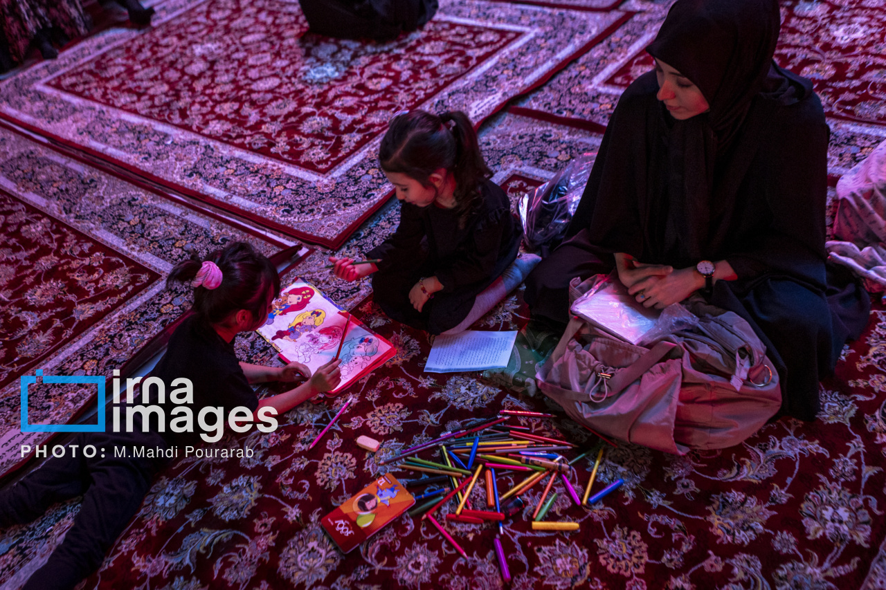 عزاداری شب پنجم محرم در هیات ریحانه النبی