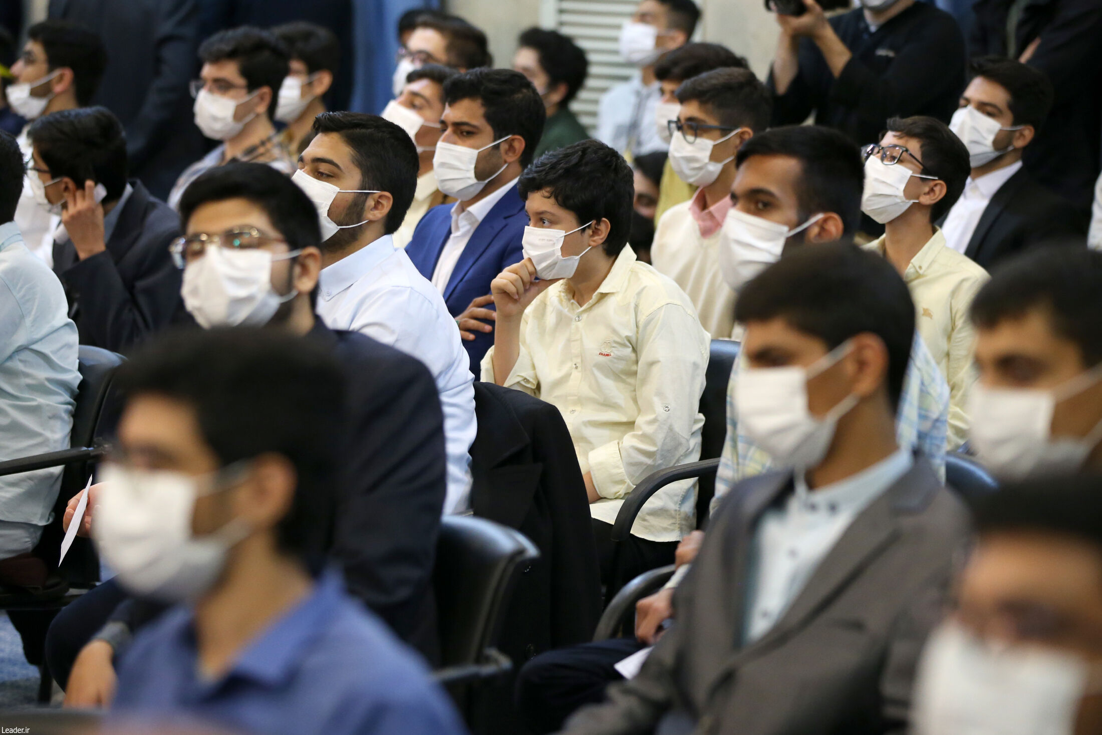 دیدار دانش‌آموزان با رهبر انقلاب