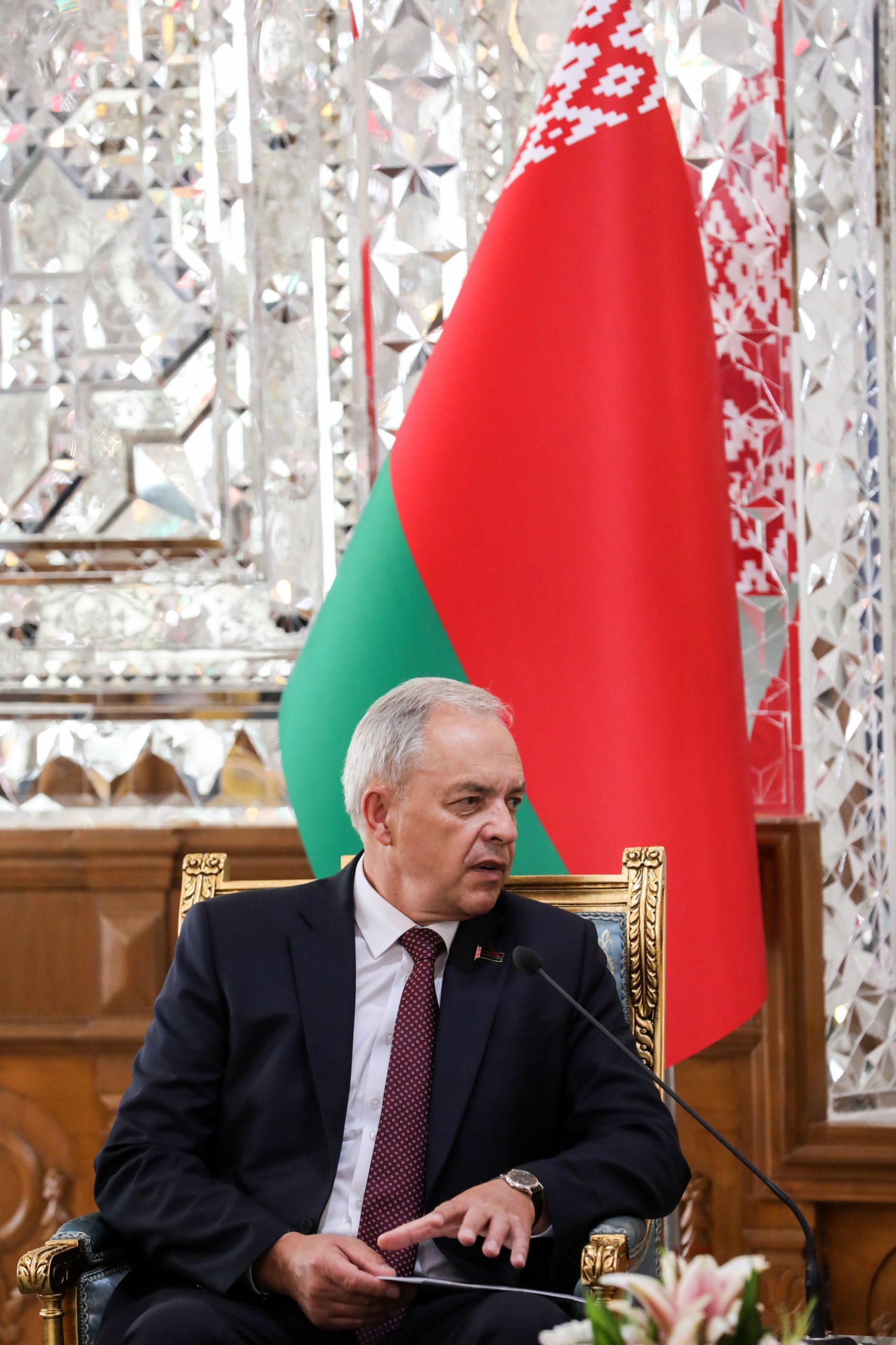 دیدار و گفت‌وگوی قالیباف و ایگور سرگینکو، رئیس مجلس ملی بلاروس