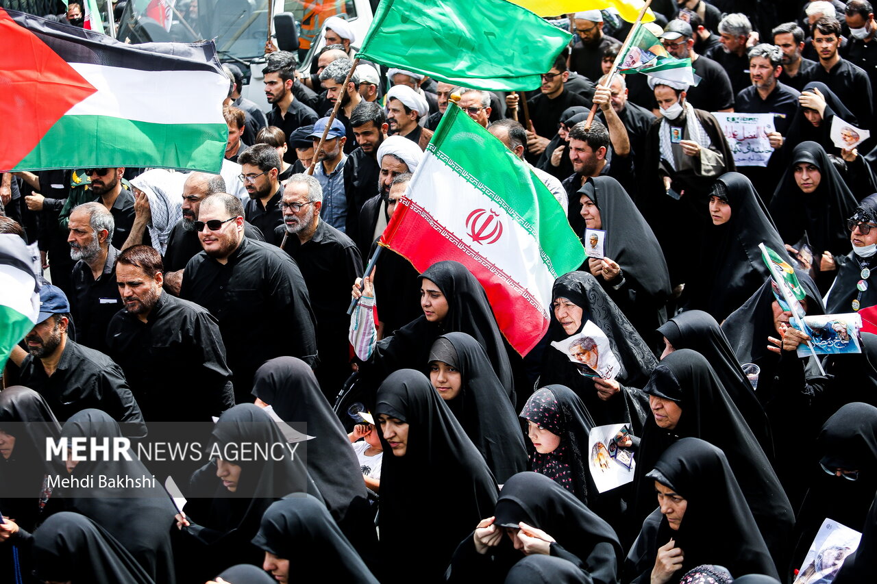 تشییع سرلشکر شهید«محمدسعید ایزدی» در قم