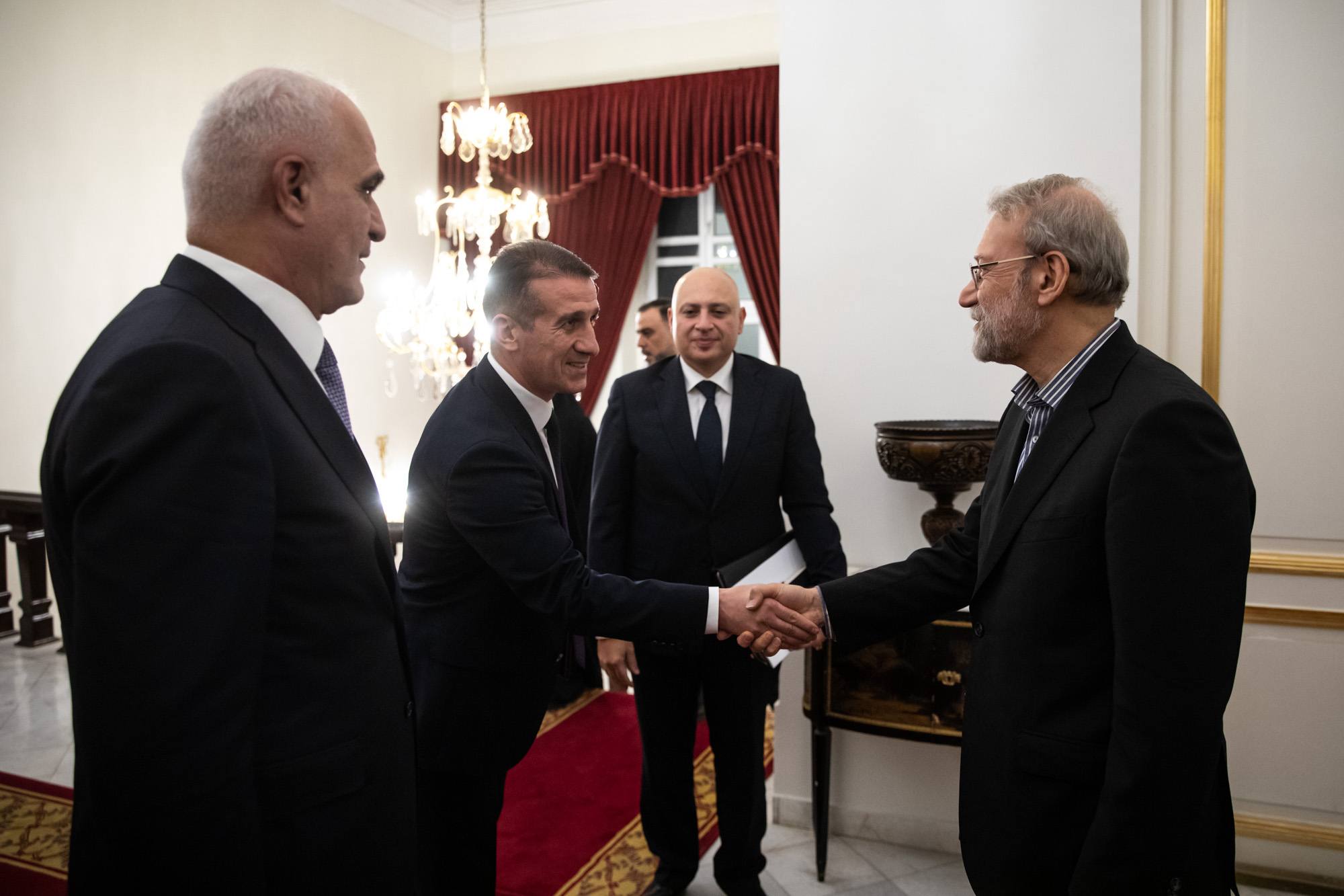 دیدار معاون نخست‌وزیر آذربایجان با علی لاریجانی